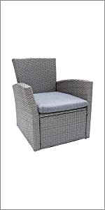 aluminum armchair armrest backyard balcony bistro black classic contemporary deck furniture garden 