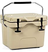 TANGZON 23L/28L Rotomolded Hard Cooler, Insulated Ice Chest with 5-7 Days Ice Retention, Drainage...