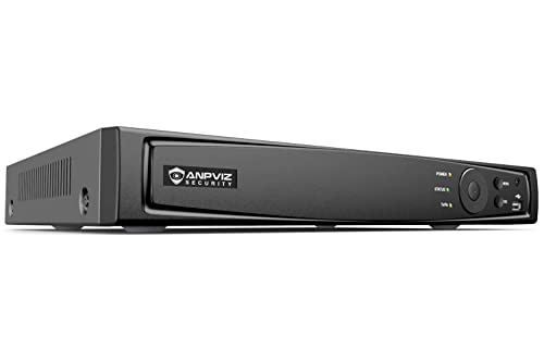 【Upgrade to NVR4.0】 Anpviz 8CH 4K PoE NVR POE Network Video Recorder IP Home Security Camera System Video Recorder H.265+ IVMS4200 Backup Hikvision Full Compatible up to 8TB HDD(Not Included HDD)