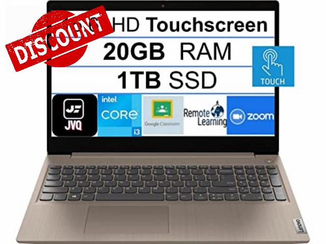 Lenovo Newest Ideapad 3 15 15.6" Touchscreen Laptop Computer