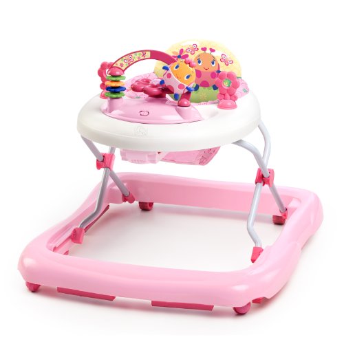 Bright Starts JuneBerry Walk-A-Bout Walker with Easy Fold Frame for Storage