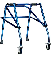 Maxmass Folding Rollator Walker, 3 Wheels Mobility Walker with Adjustable Handle & Storage Bag, L...