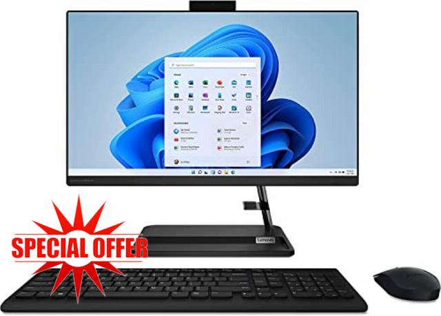 Lenovo Newest IdeaCenter 22" FHD WVA AIO Desktop