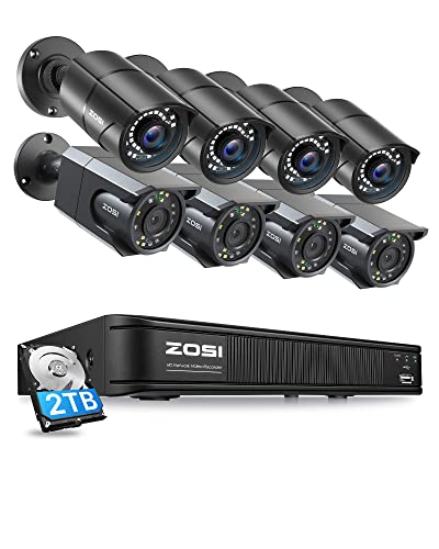 ZOSI 4K PoE Security Camera System with Audio