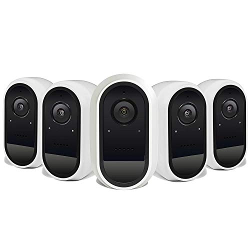 Swann Indoor/Outdoor Wireless 1080p Security Camera 5 Pack White (Heat & Motion-Sensing
