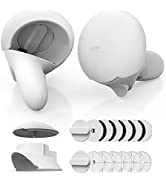 KIWI design Controller Grips Cover with Battery Opening Compatible with Quest 2 Accessories, Adju...