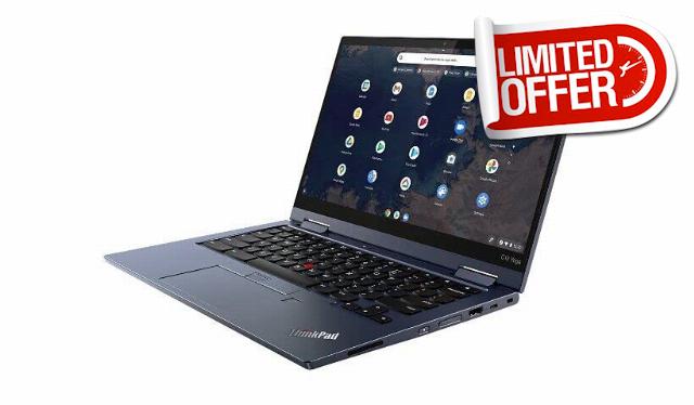 Lenovo ThinkPad C13 Yoga Touch Screen Chromebook 13.3" 20UXS06900 AMD Athlon™ Gold 3150C Processor 4 GB DDR4 2400MHz 32 GB eMMC