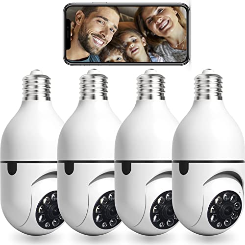 Light Bulb Security Camera 360 Degree E27 Bulb Security Camera Outdoor