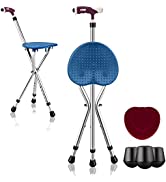 Maxmass Lightweight Aluminum Walking Frame, Folding Mobility Walking Aid with 2 Wheels, Height Ad...