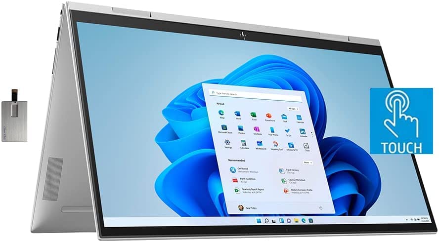 HP 2022 Envy x360 2-in-1 15.6" FHD Touchscreen Laptop Computer