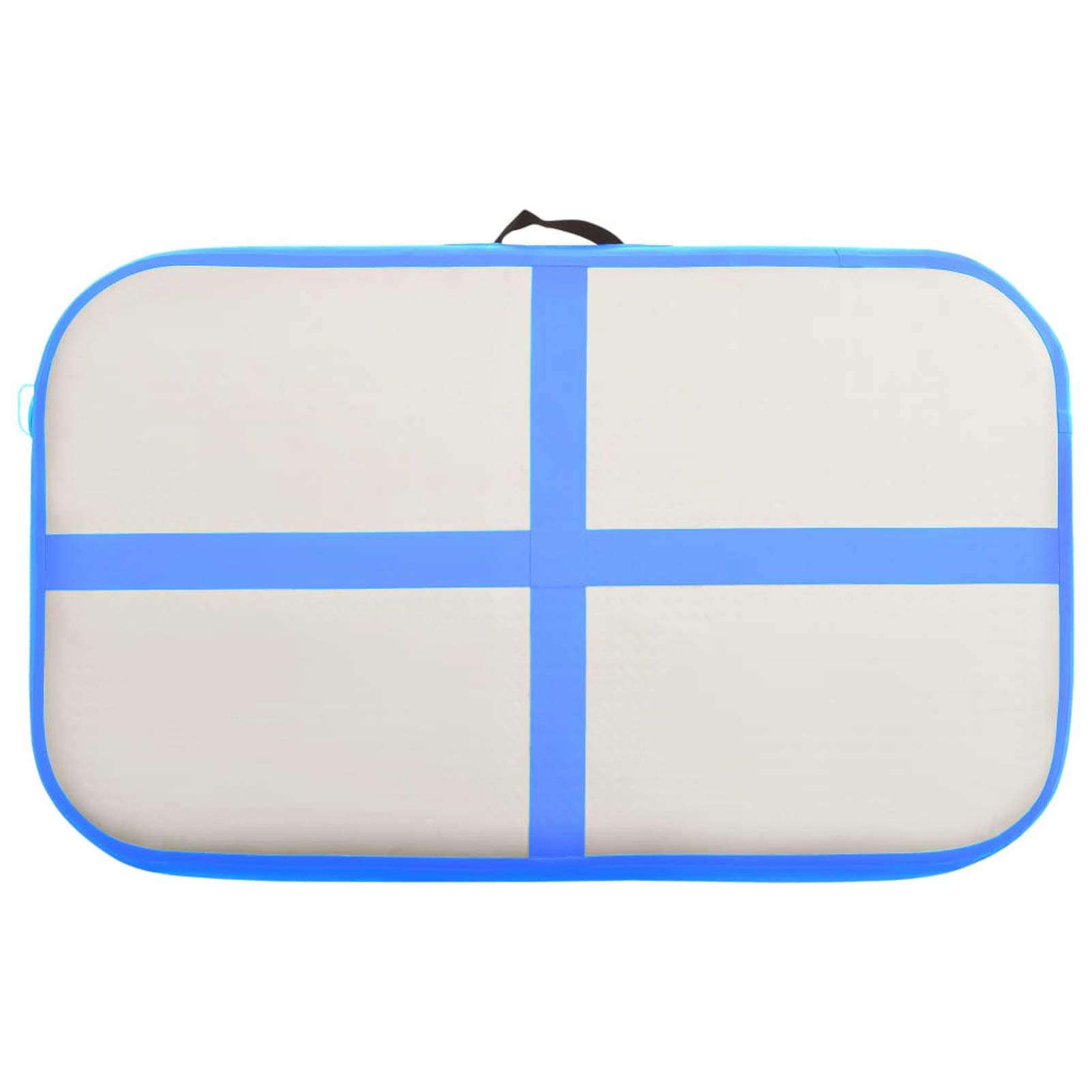 Susany Inflatable Gymnastics Mat Tumbling Mat with Pump for Home Use/Gym/Yoga/Training/Cheerleading/Outdoor/Beach/Park 60x100x20 cm PVC Blue