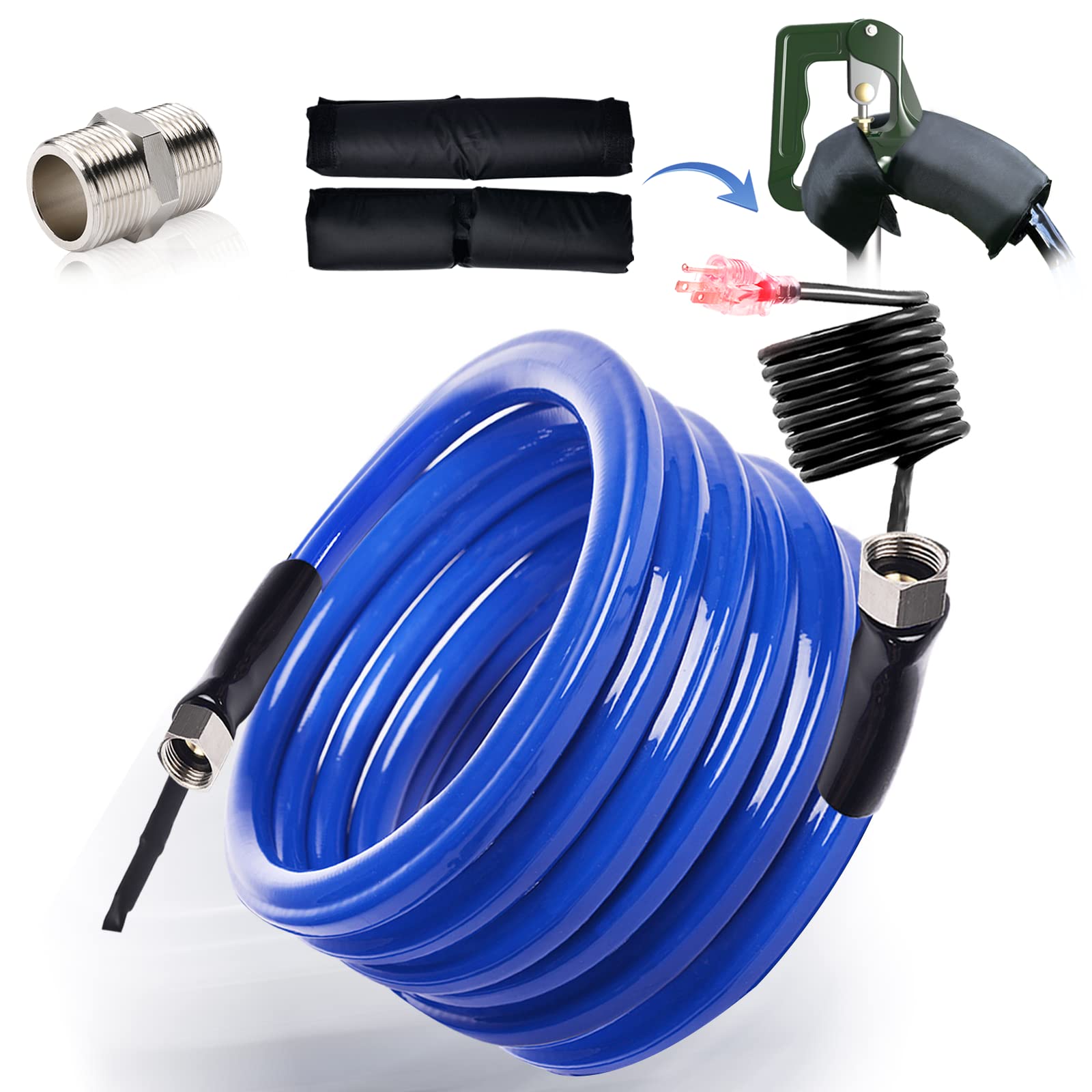 Bipeoo 30FT Heated Water Hose for Rv
