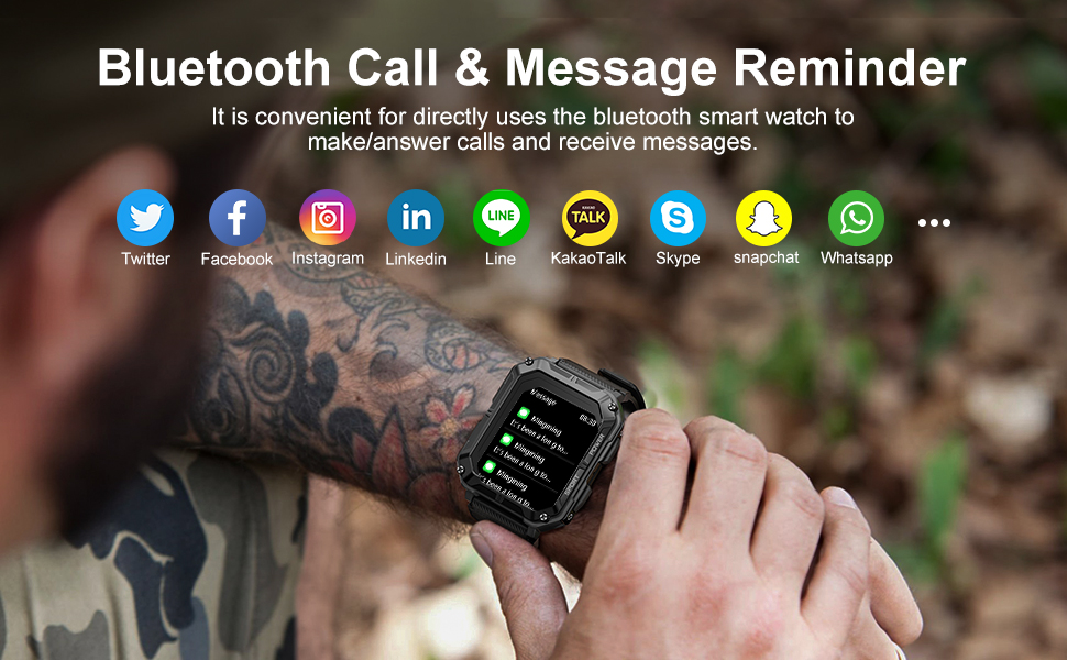 lige smart watches for men