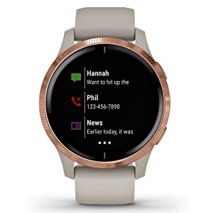 Garmin Venu - Light Sand with Rose Gold Hardware