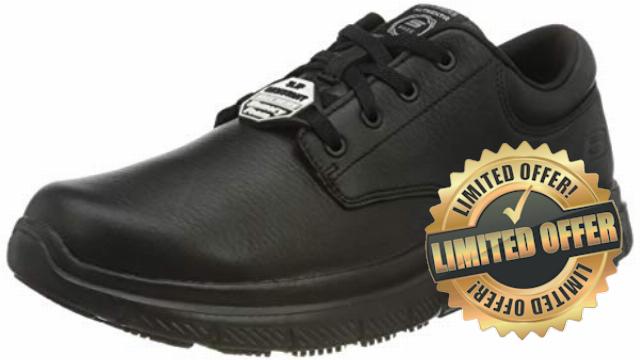 Skechers Men's Flex Advantage Slip Resistant Work Shoe Uniform Dress