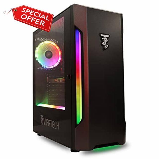 ViprTech Rebel Gaming PC Desktop Computer - AMD Ryzen 5 2600 (12-Core 3.9Ghz)