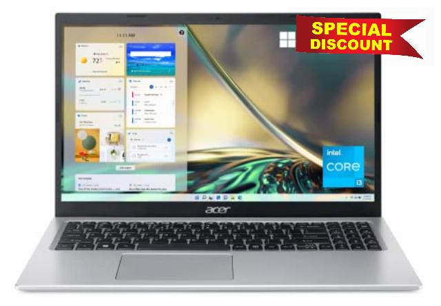 Acer Aspire 5 A515-56 Slim Laptop 15.6" Full HD IPS LCD Intel i3-1115G4 Processor 4GB DDR4 128GB NVMe SSD WiFi 6 Amazon Alexa Windows 11 Home in S Mode (Renewed)
