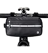 Rhinowalk Bike Handlebar Bag Bicycle Front Bag Shoulder Bag Storage Bag with Shoulder Strap for R...