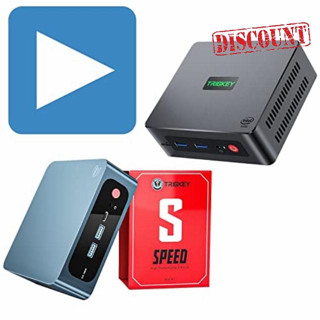 TRIGKEY Mini PC W11 Desktop PC Intel 11th Generation Processors N5100 Micro Computer