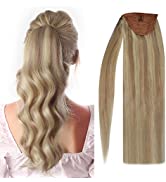 Fshine Wrap Around Ponytail Extension Blonde 14 Inch Colour 60 Remy Ponytail Extension Human Hair...