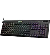 Redragon K614 Anivia 60% Ultra Thin Wired Mechanical Keyboard, Slim Compact 61 Keys RGB Gaming Ke...
