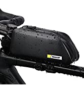 Rhinowalk Bike Top Tube Bag Bicycle Frame Bag 1.5L Waterproof Lightweight Mountain Road Bike Bag ...