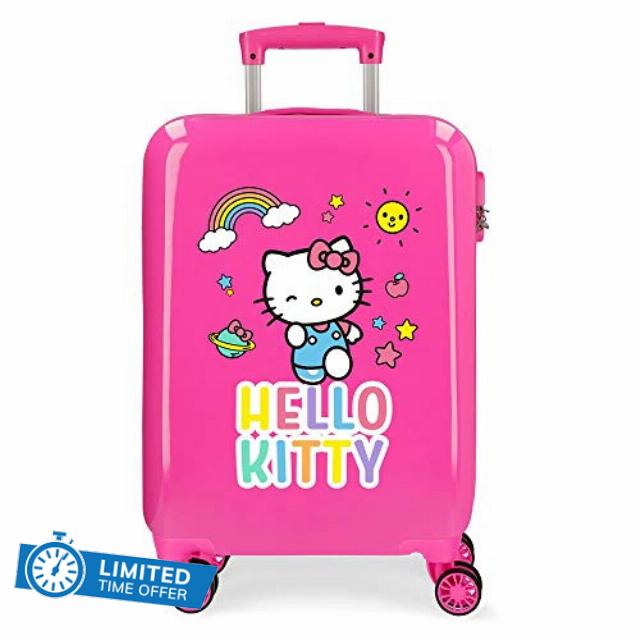 Hello Kitty You are Cute Pink Cabin Suitcase 38x55x20 cm Rigid ABS Combination lock 35 Litre 2.3 Kg 4 Wheels Hand Luggage