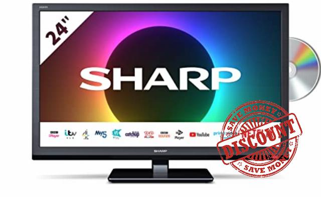 SHARP 1T-C24EE6KC2FBD 24 Inch Smart TV