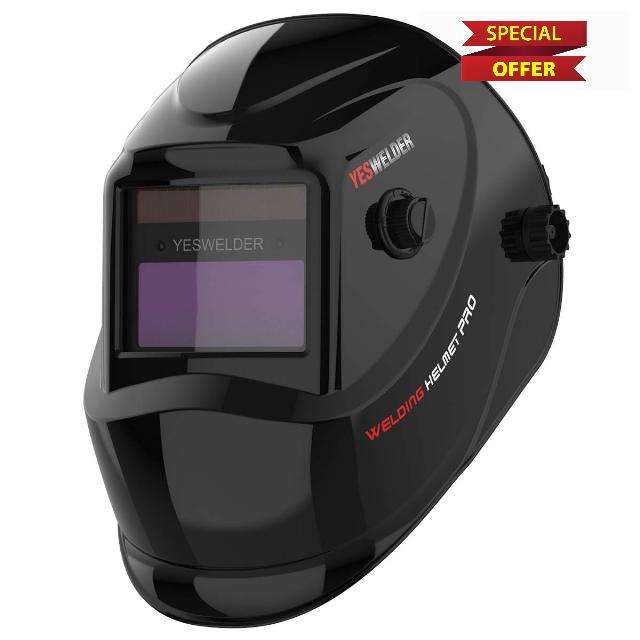 YESWELDER True Color Solar Powered Auto Darkening Welding Helmet