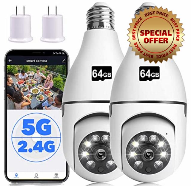 YUOCHY Light Bulb Security Camera