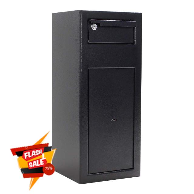Rottner Cashmatic Deposit Safe for Shop and Office with Drop Slot Key Locking