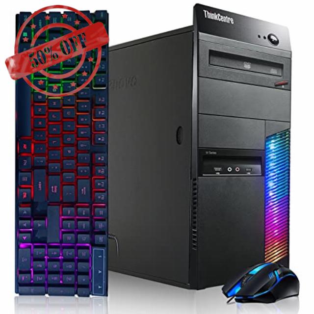 Lenovo Gaming PC Desktop Computer - Intel Quad I5 up to 3.6GHz