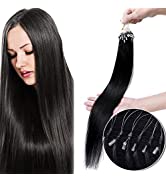 Invisible Wire in Headband One Piece Hair Extensions - 100% Real Human Hair No Clip Natural Body ...