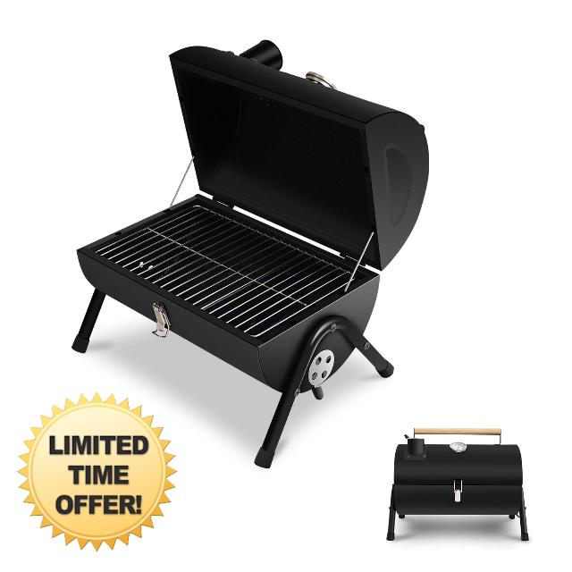 JJ JUJIN Charcoal Grill Portable BBQ Grill Foldable Barbecue Grills for Outdoor Cooking