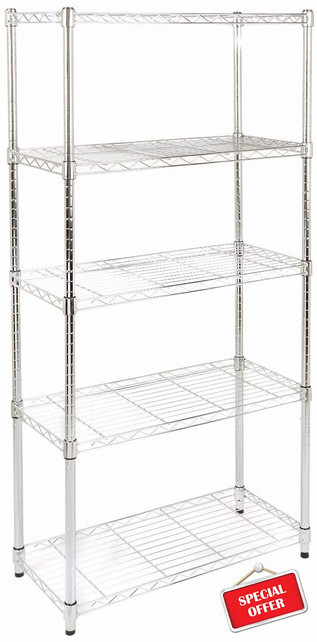 Amazon Basics 5-Shelf Adjustable