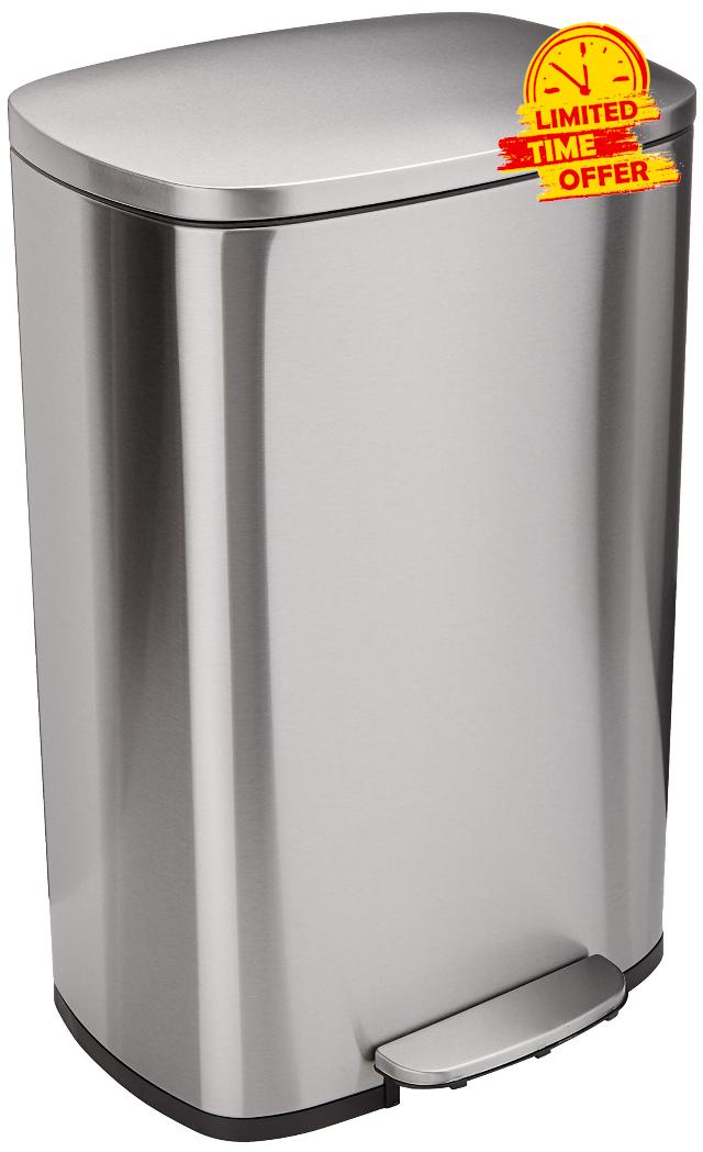 Amazon Basics 50 Liter / 13.2 Gallon Soft-Close