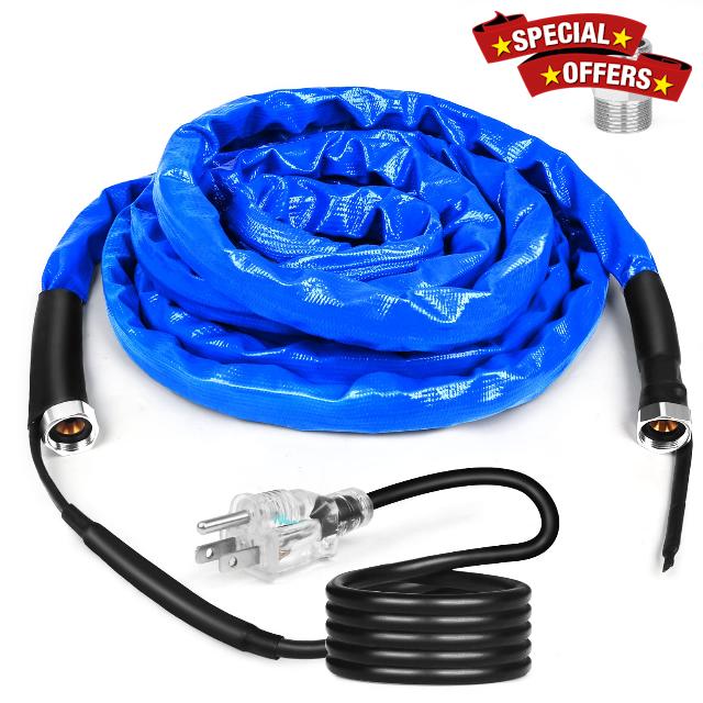 QX&XD lifestyles 25 FT Heated Water Hose for RV