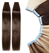 Clip in Hair Extension Human Hair 8 Pcs Full Head - 100% Real Remy Hair Straight Standard Weft (1...