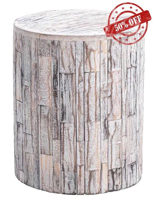 Amazon Aware Indoor and Outdoor Recycled Wood Tami Square Stool