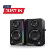 Redragon GS510 RGB Desktop Speakers, 2.0 Channel PC Computer Stereo Speaker with 4 Colorful LED B...