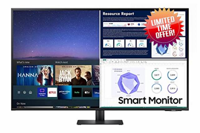 Samsung LS32BM500EUXXU 32" 1080p Full HD LED Hybrid Streaming TV & Monitor with Full Smart Platform and Speakers