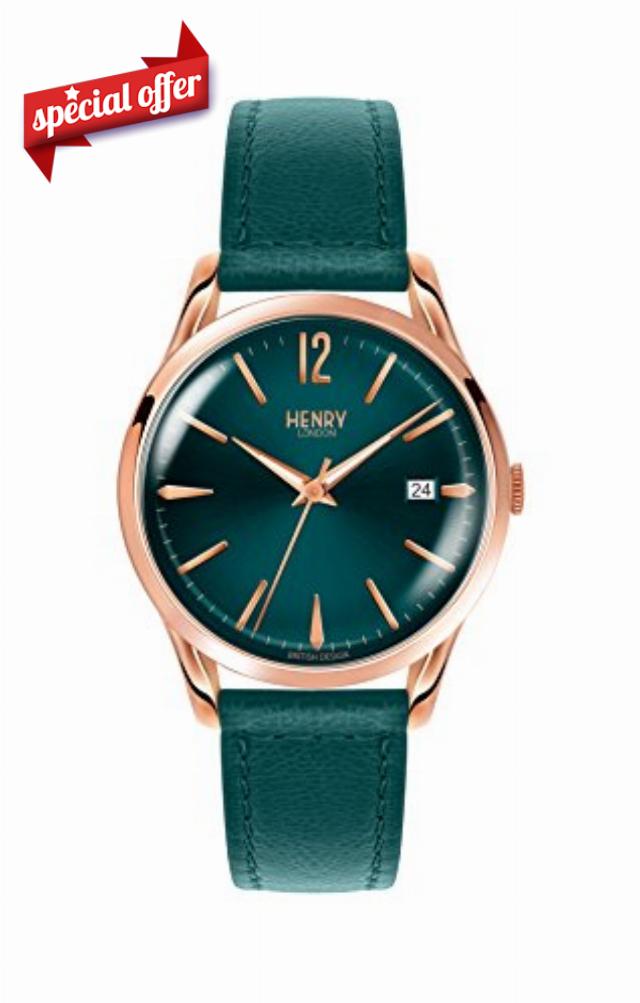 Henry Stratford London Unisex Bracelet Watch Analogue Quartz Leather (HL39 0134