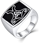 JO WISDOM Women Ring,925 Sterling Silver Wide Intercrossed Engagement Anniversary Promise Ring 8....