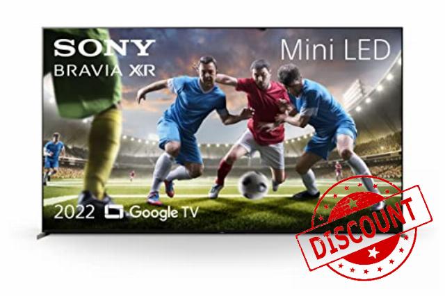 Sony XR-75X95K – 75 Inch - BRAVIA XR™ - Mini LED – 4K Ultra HD – High Dynamic Range (HDR) – Smart TV (Google TV) – Black (2022 model) - Google TV - (Black