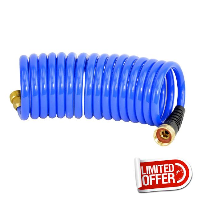 HoseCoil 3/8 inch Self Coiling Garden
