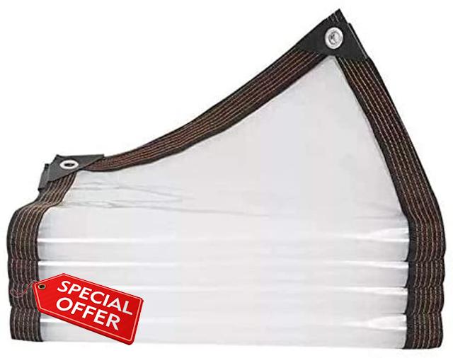 Clear Tarps Heavy Duty Waterproof for Greenhouse Garden Patio