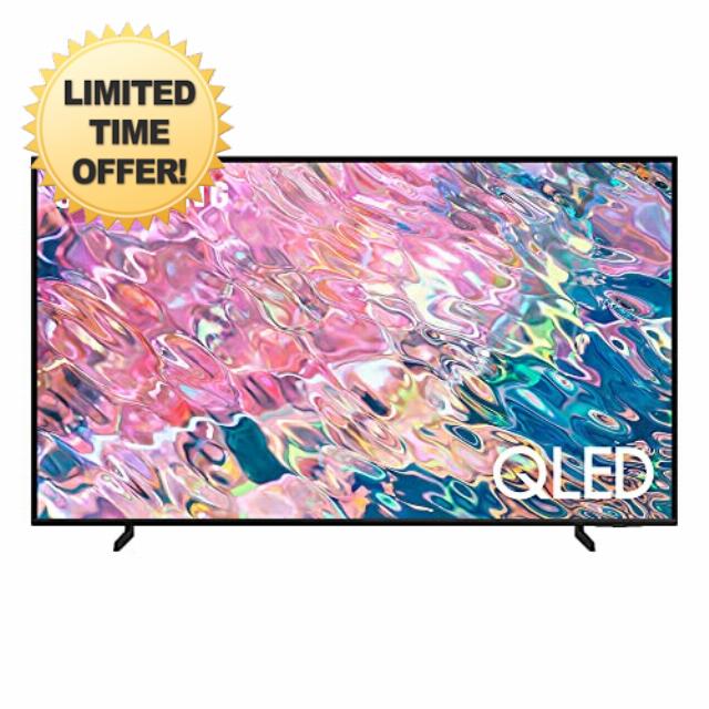 Samsung 75 Inch Q60B QLED 4K Smart TV (2022) - 4K Processor With Alexa Built In & Dual LED Screen With 100% Colour Volume Display