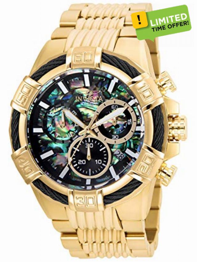 Invicta Men Analog Quartz Watch with Stainless Steel Strap 26541
