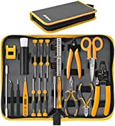 Hi-Spec 7pc Pliers & Wrench Hand Tool Kit Set with Screwdrivers. Complete Home DIY Basics of Diag...