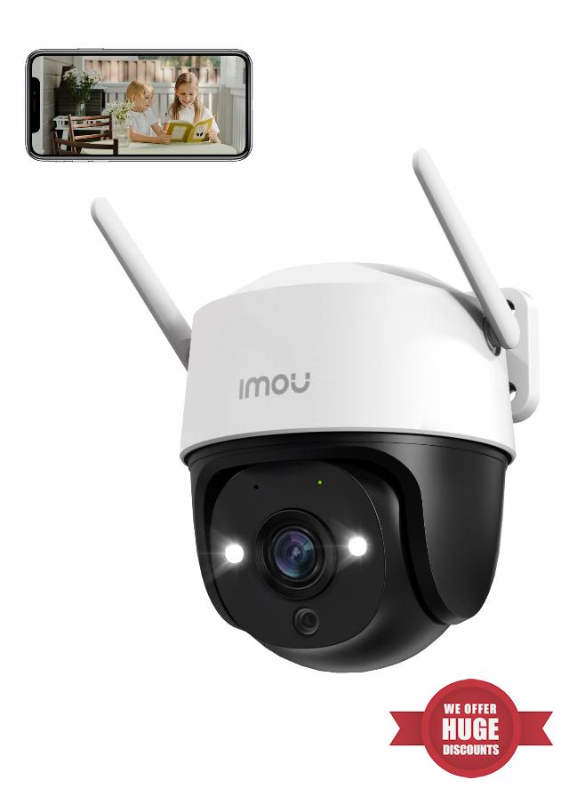 Outdoor Security Camera with 30m Color Night Vision